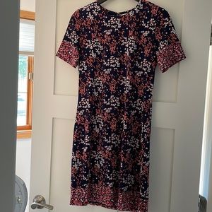 Michael Kors mid length, short sleeve dress